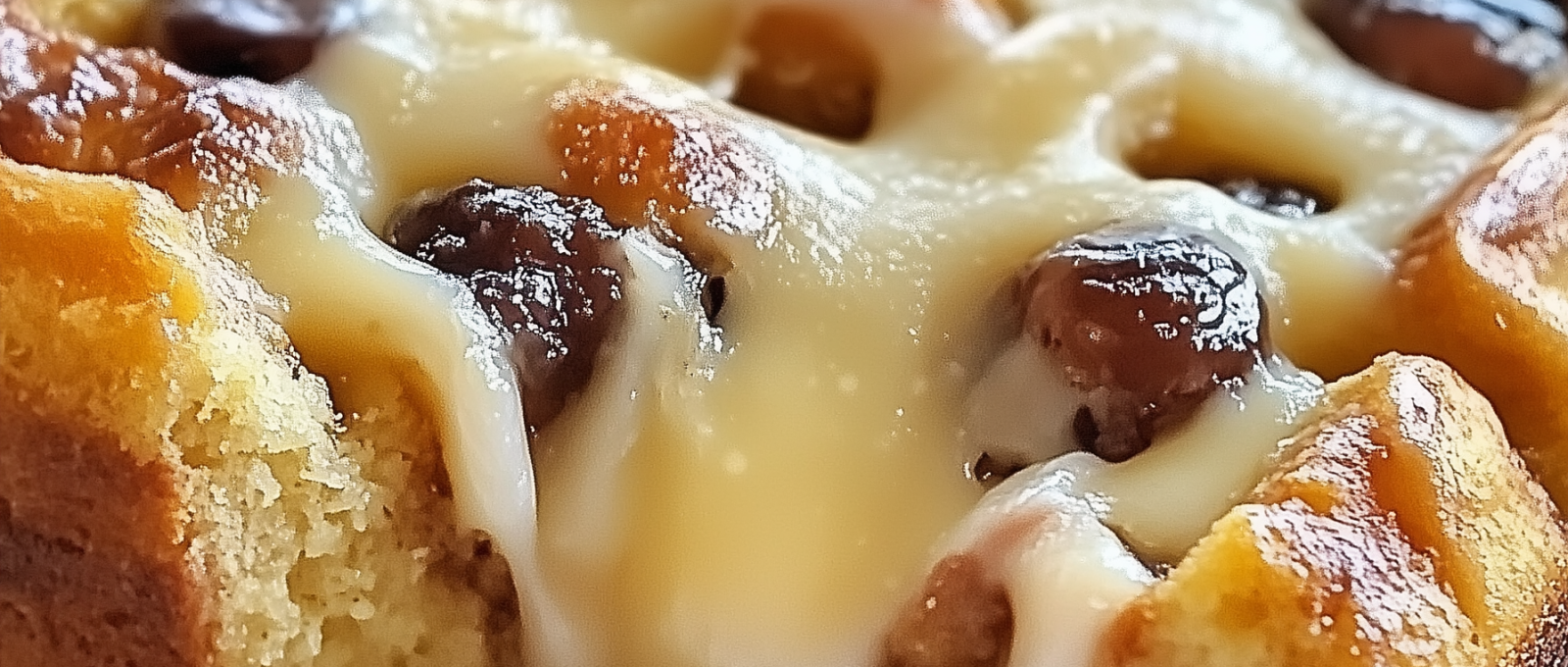Grandmas Old Fashioned Bread Pudding with Vanilla Sauce 1