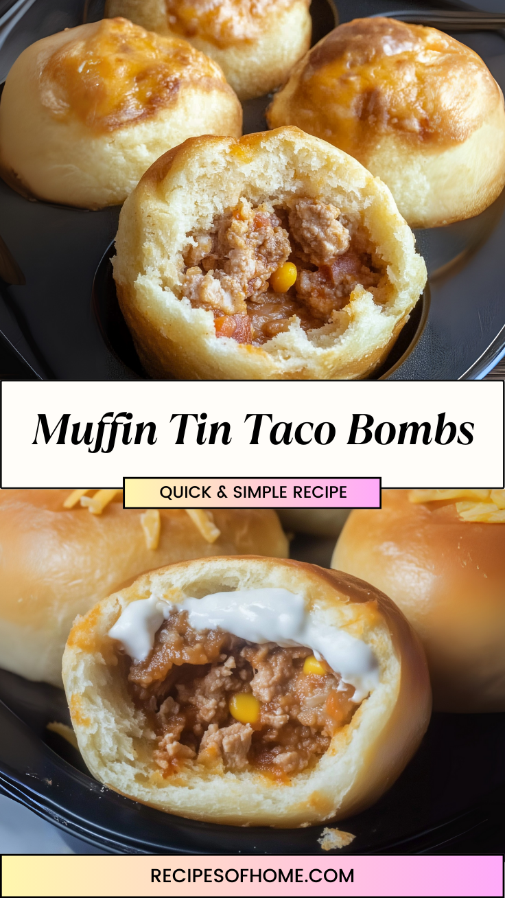 Muffin Tin Taco Bombs 3 Muffin Tin Taco Bombs 3