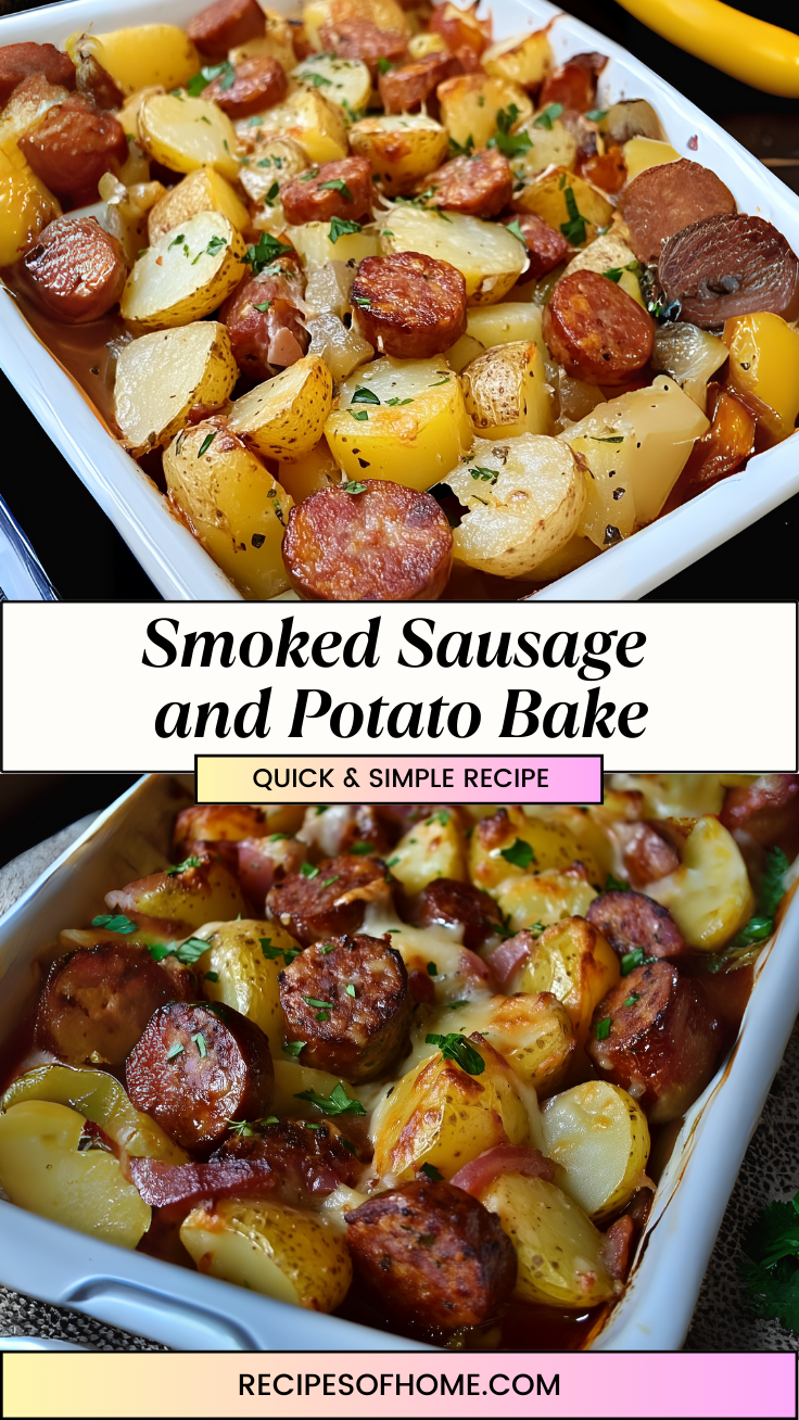 Smoked Sausage and Potato Bake 3