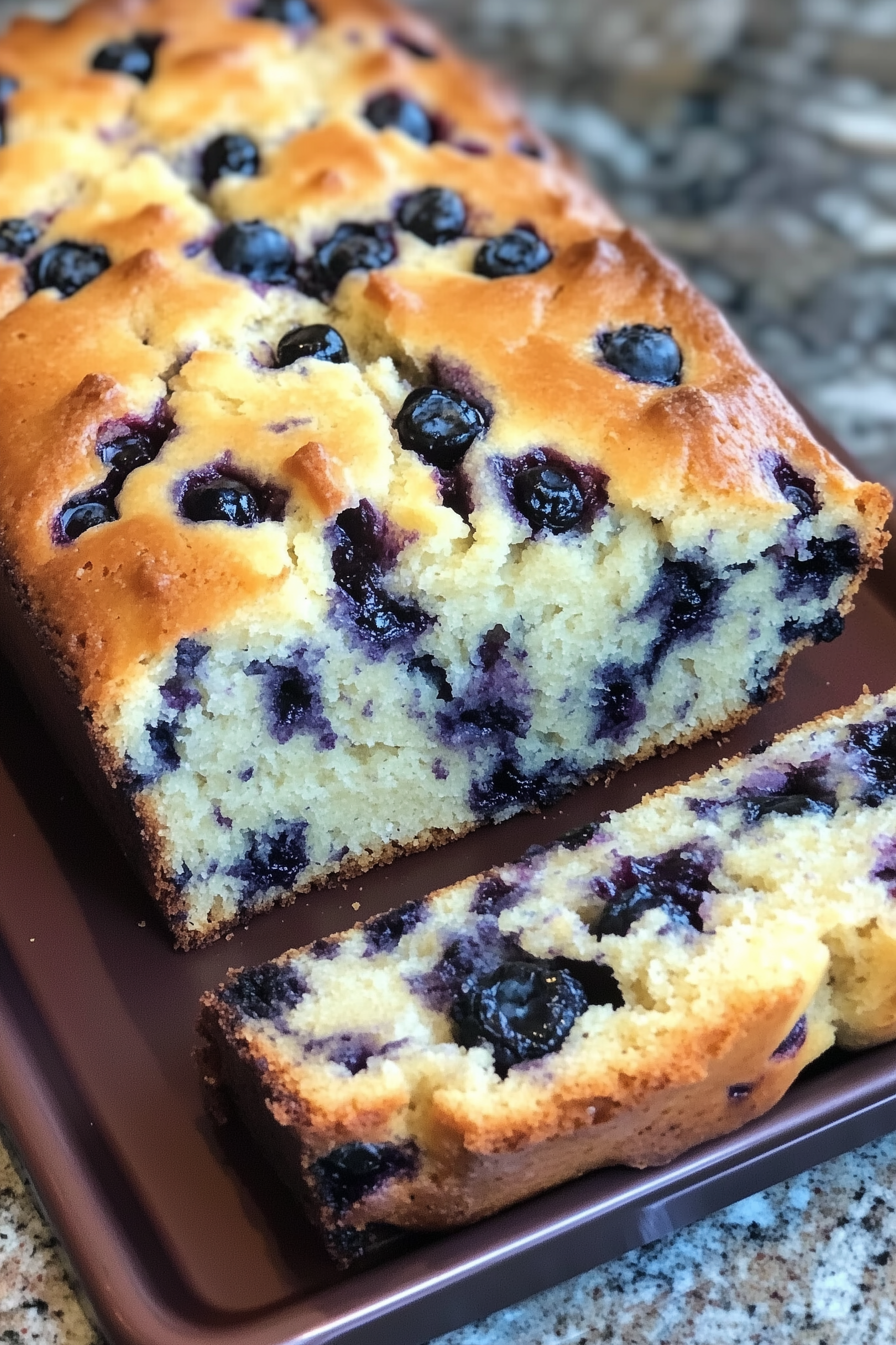 Blueberry Cream Cheese Bread 2